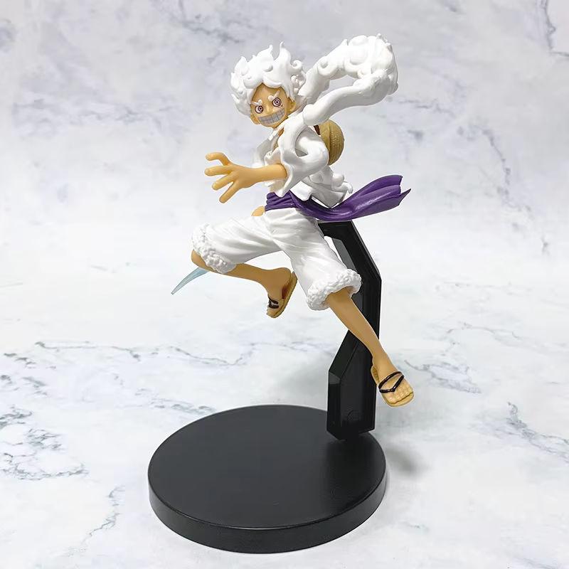 Bandai One Piece Anime Figur Monkey D. Luffy Gear 5 Sonnengott Nika in Weiß, Höhe: 17 cm bis 18 cm - Bild 2