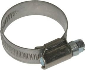 Riegler Schneckengewinde-Schlauchschelle blow line W 2 aus Edelstahl in Silber, Spannbereich: 20-32 mm, Bandbreite: 12 mm - Bild 1