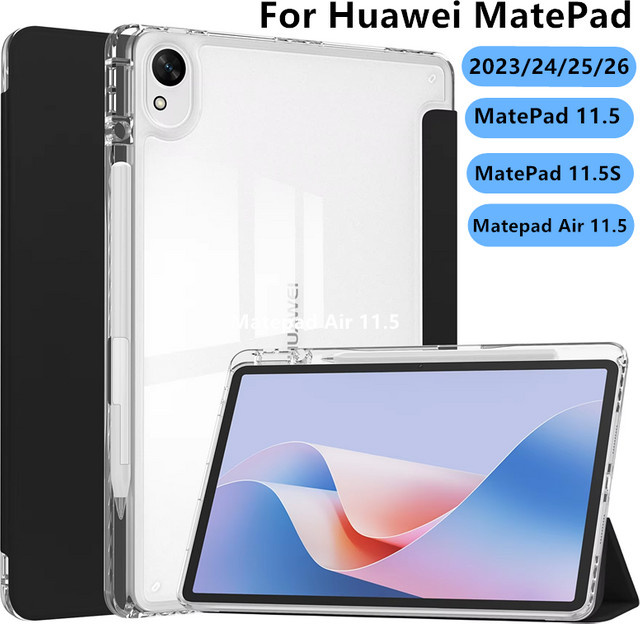 Magnetische Smart Case Schutzhülle für Huawei MatePad 11.5 2023/2024/2025/2026 und MatePad 11.5S mit Stifthalter in Purple - Bild 1