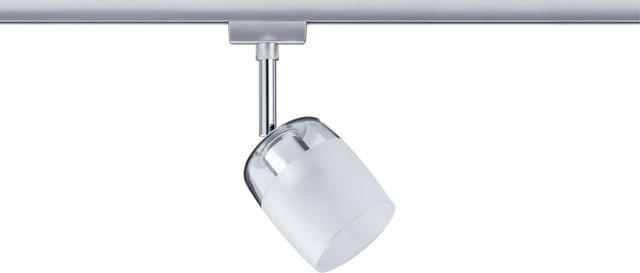 Paulmann URail Blossom Hochvolt-Schienensystem-Leuchte mit G9 LED, Chrom matt und Glas in Transparent/Satin - Bild 1