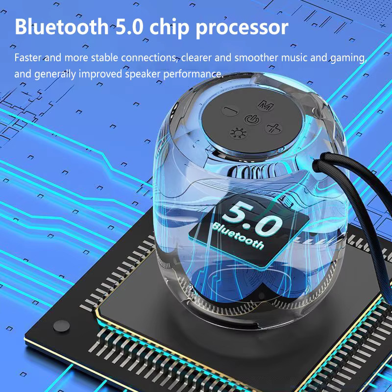 Lenovo Mini Bluetooth-Lautsprecher mit Trageriemen in Blau für Outdoor und Heimgebrauch - Bild 6
