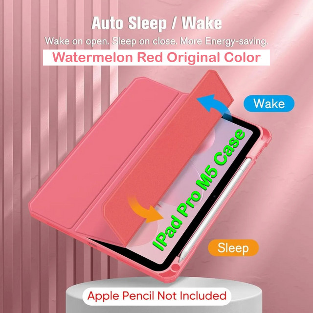 Stoßfeste Acryl Schutzhülle für Apple iPad Pro und iPad Air 11 und 13 Zoll mit transparentem TPU-Rahmen - Bild 1