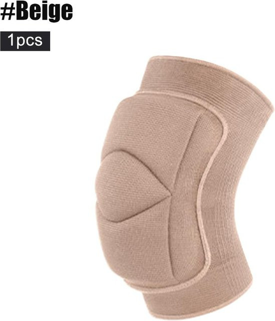 Byepain Knieschoner mit extra dickem Schaumstoff in Beige, rutschfest und bequem für Gartenarbeit, Yoga oder Bauwesen - Bild 1