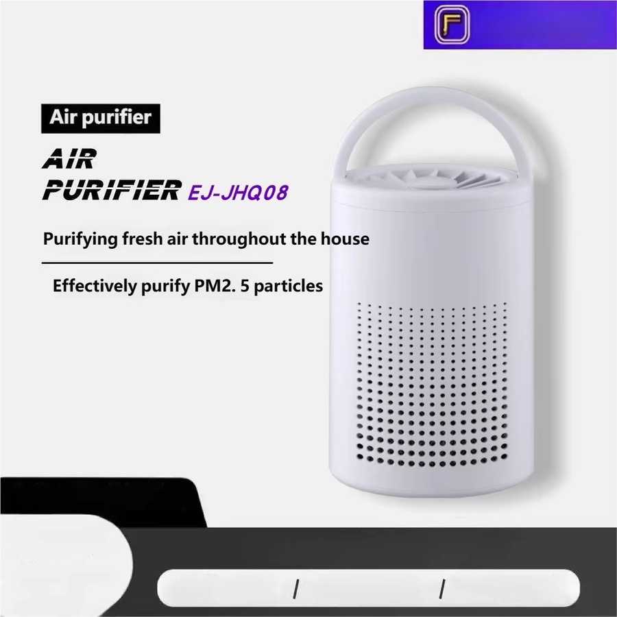 HOMEFISH USB Desktop-Luftreiniger in Weiß mit PM2.5-Filter zur Geruchsentfernung und Passivrauchfilterung für das Büro - Bild 5