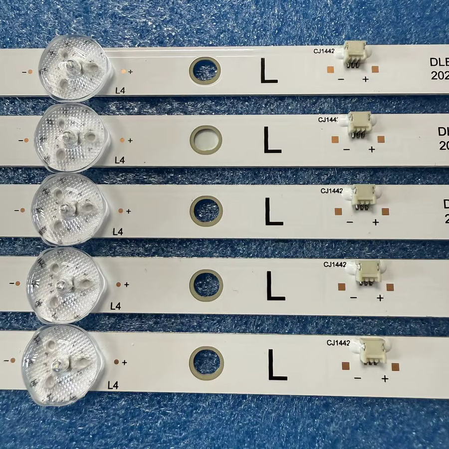 5er Set LED-Streifen für AOC 55U6285 55G350 LE55U7860 LE55U7178 KJ5509-ZC22AG-07 9S1P CEJJ-LB550Z-9S1P-M3030-AC-1 - Bild 2