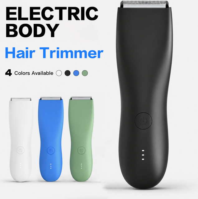 Yafull Elektrischer Körperhaarschneider, Unisex, Weiß - Bild 1