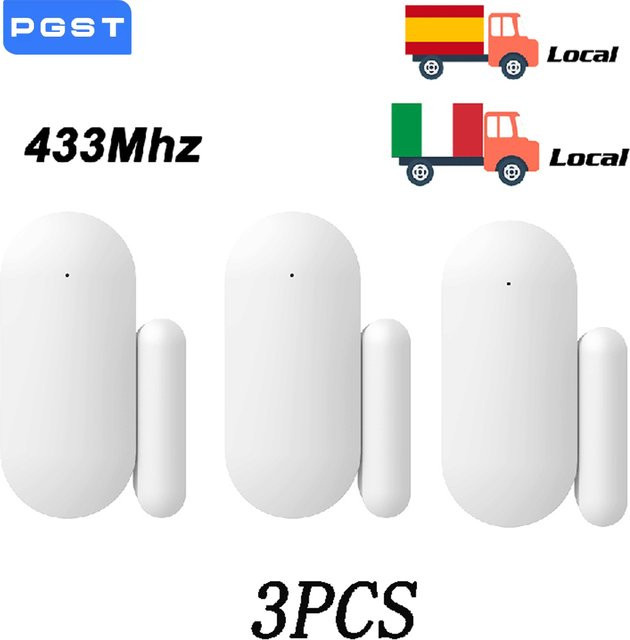 PGST kabelloser Türsensor 433 MHz für dein intelligentes Sicherheitssystem in Weiß - Bild 1
