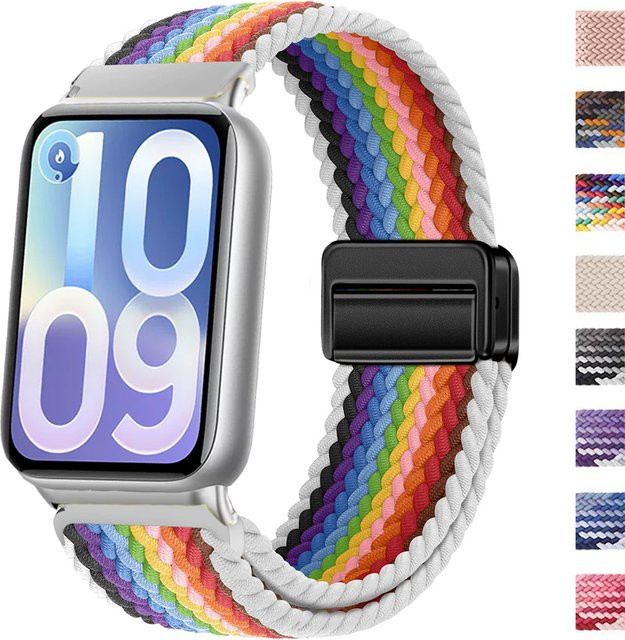 Xiaomi Uhrenarmband Nylon, Textil/NATO, Multicolor, Unisex - Bild 1