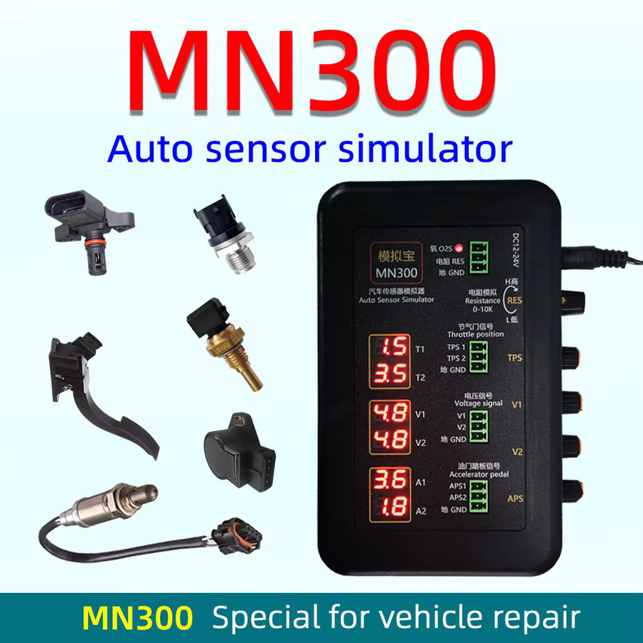 YIQIXIN MNB-3 Auto Sensor Simulator Signal Generator für Drosselklappe, Sauerstoff- und Öldrucksensoren in Schwarz - Bild 4