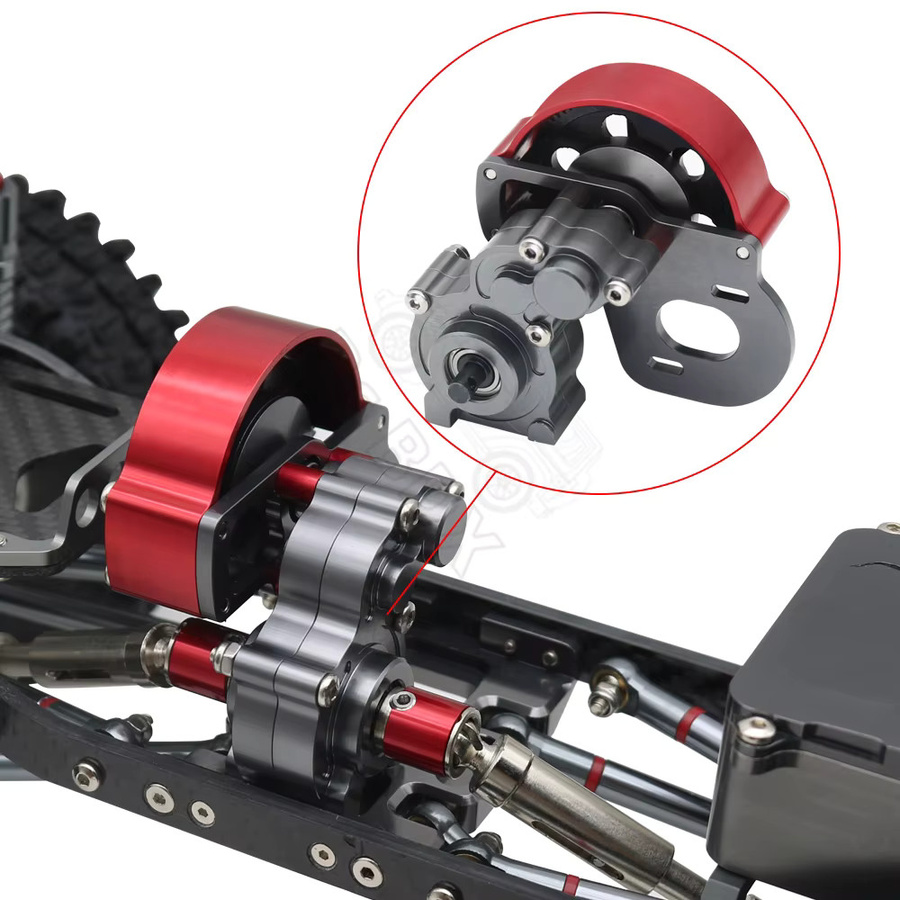 Axial RC Crawler scx10, Ganzmetall Getriebe, 1/10 Getriebe Upgrade Teile - Bild 2