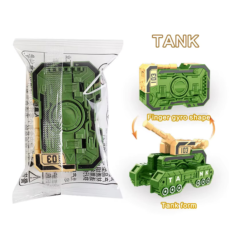 AHHLCLT Verformte Auto Tank Fidget Spinner, Zappeln Spielzeug, Hand Spinner Vent Spielzeug - Bild 4