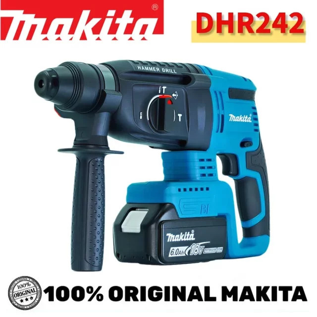 Makita DHR242 18V Akku-Bohrhammer LXT mit geringer Vibration für komfortables Arbeiten - Bild 1