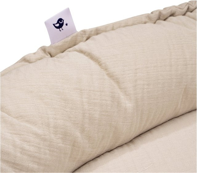Julius Zöllner Kuschelnest NIDO Terra aus Musselin in Sand/Beige mit OEKO-TEX Standard 100 - Bild 1