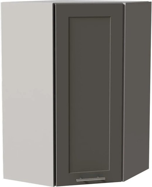 Feldmann-Wohnen Hängeschrank Oslo Küchenschrank Grau Matt B/T/H: 60 x 60 x 96 cm - Bild 1