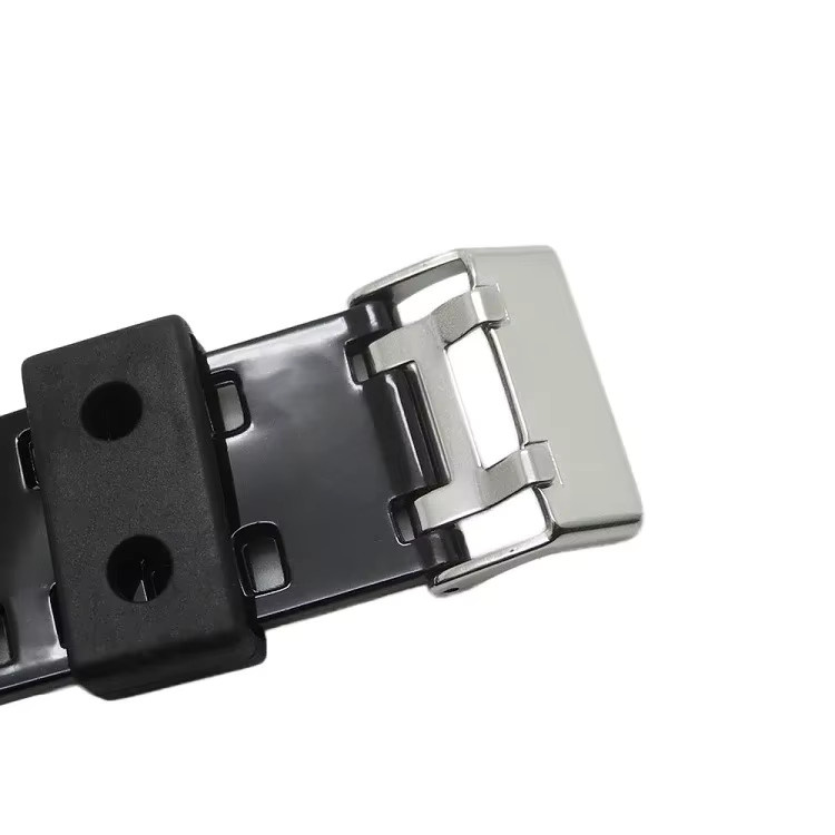 MULILAI Uhrenarmband, Kautschuk, Schwarz, Unisex - Bild 4