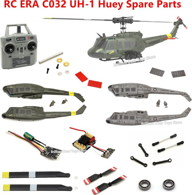 RC ERA C032 UH-1 RC Hubschrauber Ersatzteile Zubehör, Kunststoff - Bild 1