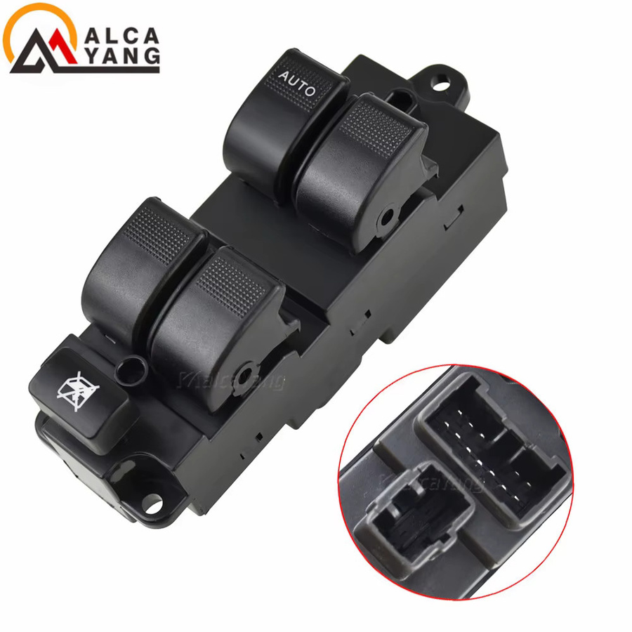 Malcayang Elektrischer Fensterschalter 12 Pin Glasheber Schalter für Mazda Premacy in Schwarz - Bild 3