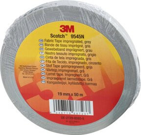 3M Scotch Gewebeklebeband 9545N Grau, Breite: 19 mm, Länge: 50 m - Bild 2
