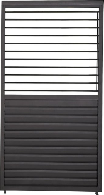 Barths Wand Shutter Cadiz für Terrassenüberdachung aus Aluminium, Anthrazit, Breite: 123 cm - Bild 1