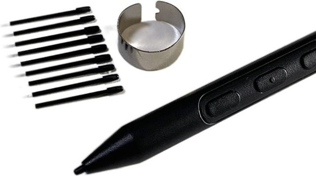 Wacom Ersatz-Zeichentablett-Spitzen Set in Schwarz mit Clip-Stift-Nachfüllungen aus POM für Pro Pen 3, PTK470, 670, 870, DTH135, 172 und 271 - Bild 1