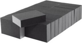 3M Schleifschwamm HI-FL grau fein soft für Holz und Lack B: 6,8 cm, H: 2,6 cm, L: 10,0 cm - Bild 1