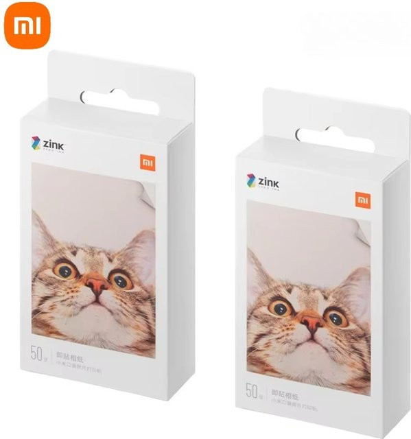 Xiaomi ZINK AR Selbstklebendes Fotopapier Glossy Weiß 50 x 50 mm - Bild 1