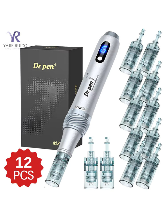 Dr. Pen M7S Mikro-Hautpen, Elektrischer Kabelloser Derma-Pen, Unisex, für Gesicht und Körper, 12 Nadeln 0,25mm - Bild 5