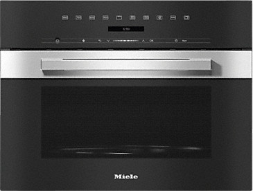 Bosch M 7240 TC Einbau-Mikrowelle Kombinationsgerät in Edelstahl/CleanSteel mit LED-Display und Automatikprogrammen - Bild 1