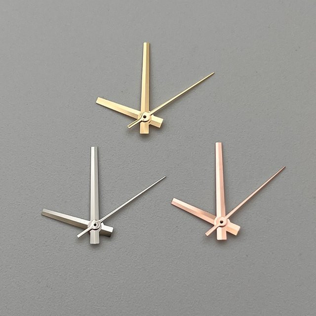 PaRilk Uhrenzubehör, Zeiger und Sekundenzeiger, Bicolor, Silber und Roségold, Unisex - Bild 1