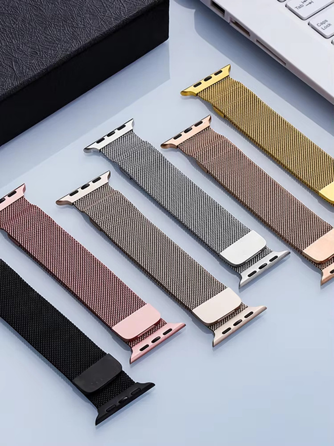 Jansin Uhrenarmband Edelstahl, Milanese Loop, Unisex - Bild 5