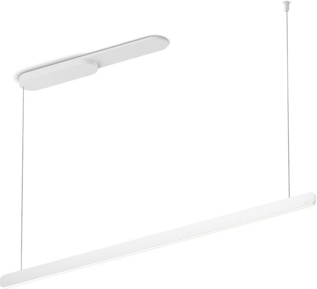 Occhio Mito linear volo 140 up LED-Pendelleuchte in Weiß matt mit Occhio air Modul und x-tra warm LED (2200K - 3500K) - Bild 1