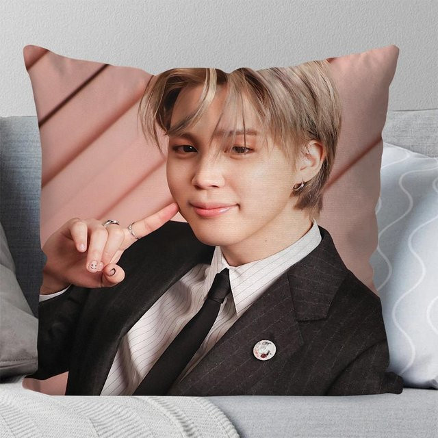 GUOYU HOMEDECOR Kissenbezug Park JiMin Quadratisch, Multicolor, B/B/B: 40 x 40 x 40 cm - Bild 1