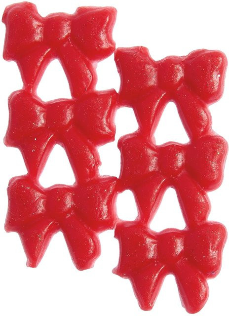 Rico Design Wachsdekor Schleife klein in Rot - Bild 1