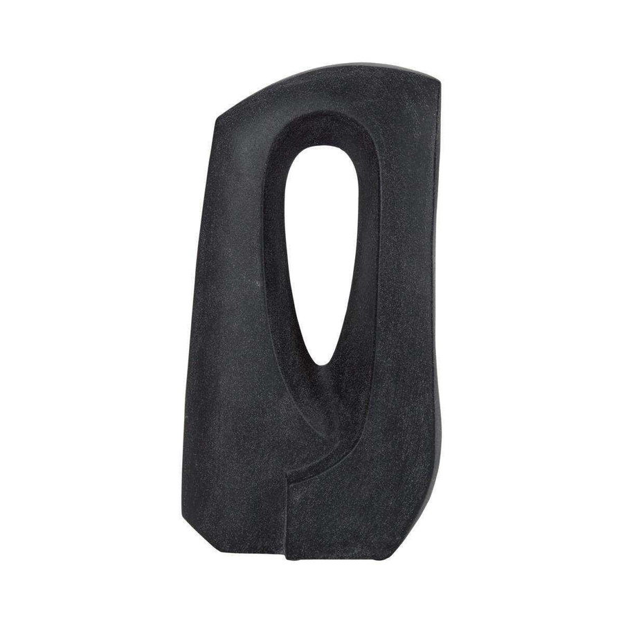 House Doctor Ornament aus Ton in Schwarz mit organischer Form, Höhe: 64 cm - Bild 1