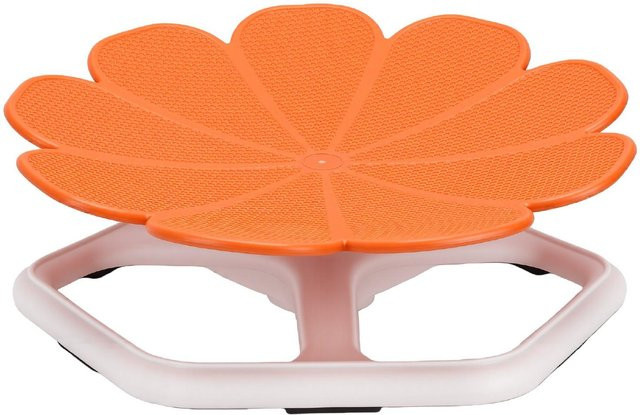 GoolRC Kinder Drehstuhl in Orange mit Blumenform und 100 kg Tragfähigkeit - Bild 1