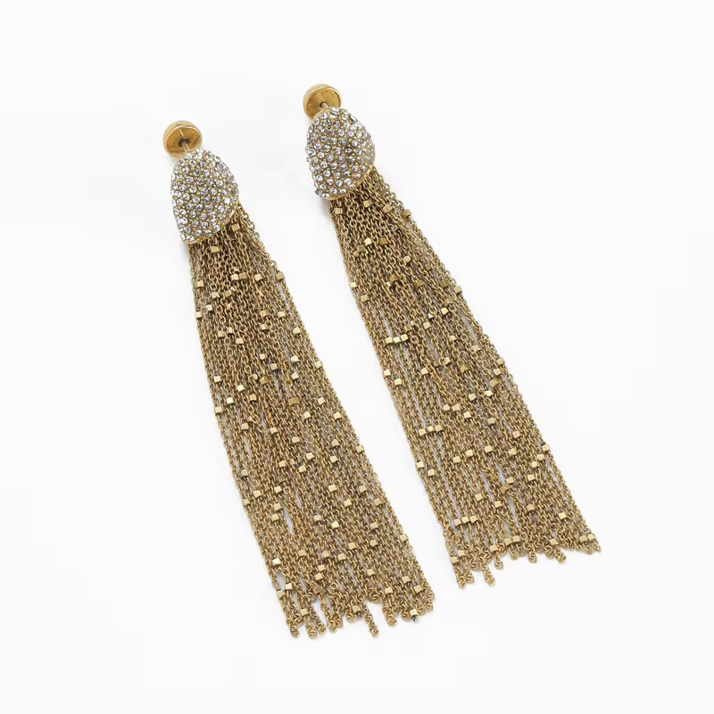 STALAIT Ohrringe, Gold Farbe, Messing, Damen - Bild 2