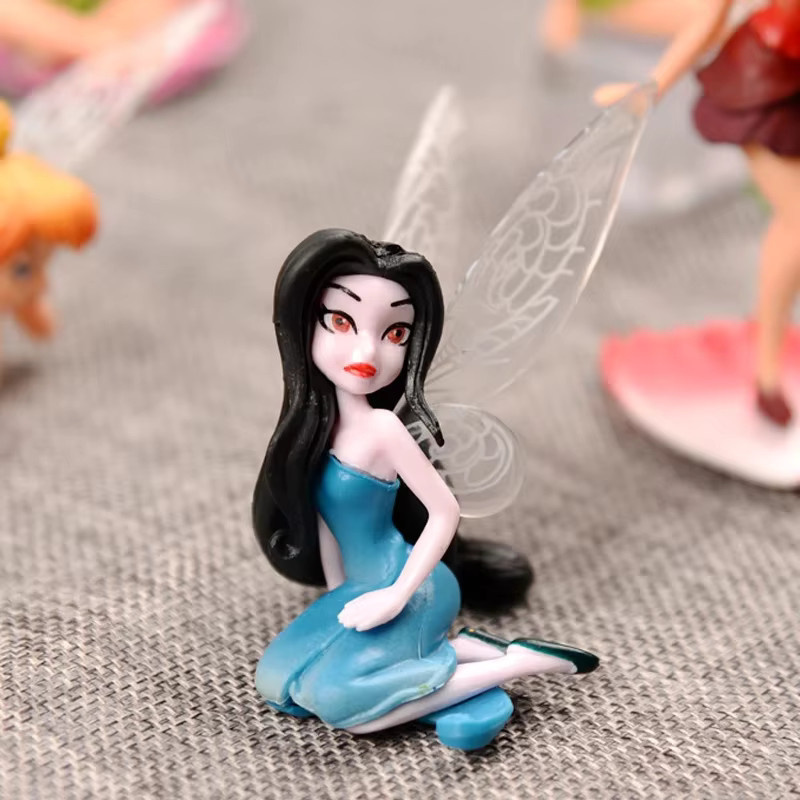 Potdemiel Tinkerbell Märchen-Mädchen, Actionfiguren, 6-teiliges Set - Bild 2