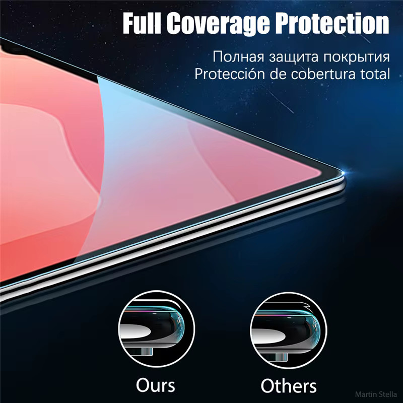 2er-Pack Displayschutzfolie aus gehärtetem Glas für Samsung Galaxy Tab S11 Ultra, S10 FE Plus, S10 Lite, A11 Plus, A9, A11+ und A9+ in Transparent - Bild 6