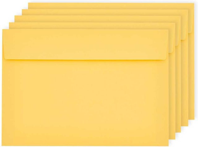 Rico Design Paper Poetry Luxury Umschläge C6 Gelb - Bild 1