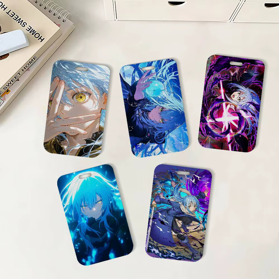 Anime Rimuru Tempest Ausweishalter mit Umhängeband für Schule und Büro in Multicolour - Bild 2
