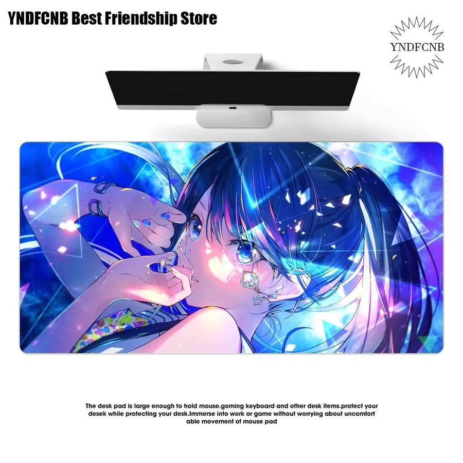 Moetch Anime Mousepad H-hoshino I-ichika XXL Rutschfest für Büro und E-Sport, Mehrfarbig - Bild 4