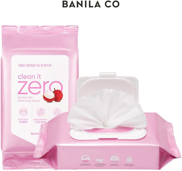 BANILA CO Clean It Zero Lychee Vita Reinigungstuch, Panthenol, Vitamin C - Bild 1