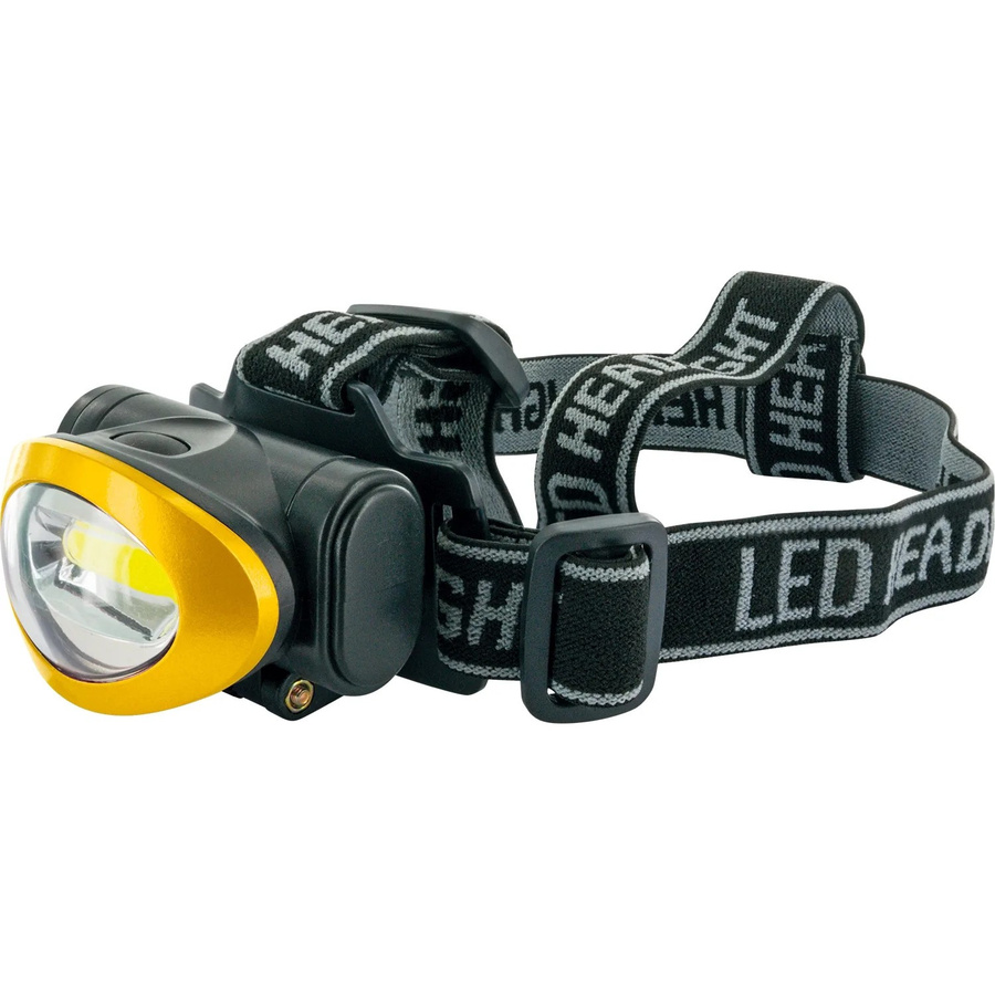 Schwaiger COB LED Stirnleuchte in Schwarz/Gelb mit 3 Betriebsmodi für Werkstatt und Outdoor-Aktivitäten - Bild 6