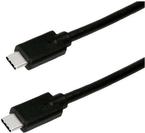 Roline Green USB-C auf USB-C Kabel, USB 3.2 Gen 2x2, 20Gbit/s, 100W, Emark, schwarz, Länge: 2 m - Bild 1