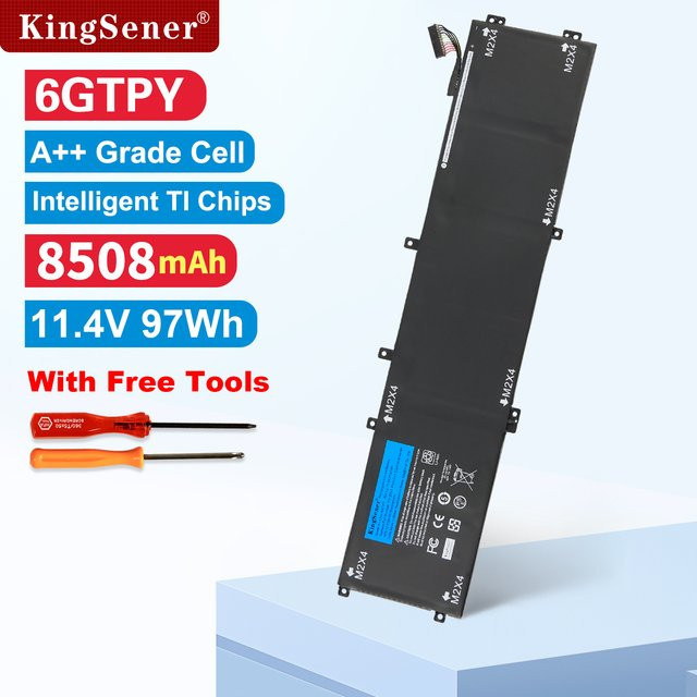 KingSener Laptop Batterie 11,4 V 97Wh in Schwarz für DELL XPS 15 9570 9560 7590 und DELL Precision 5520 5530 Serie H5H20 - Bild 1