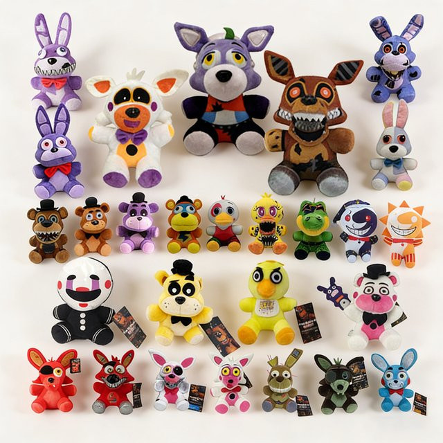Bandai Five Night at Freddy's Bonnie Bear Foxy, Plüschtiere, 18 cm - Bild 1