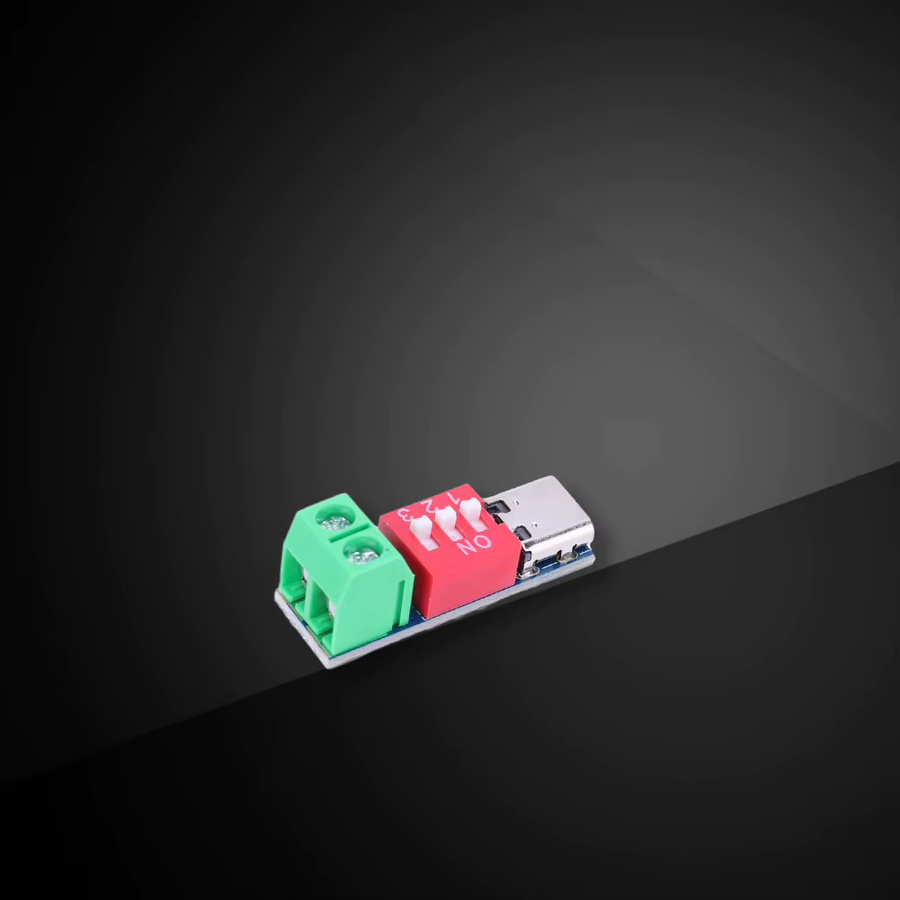 APWIKOGER PD Schnelllade-Testboard 5-20V Einstellbares USB Typ-C Power Delivery Boost Modul in Multicolour - Bild 3