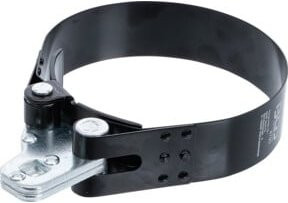BGS Ölfilter-Bandschlüssel XL aus Stahl in Schwarz Ø 125 - 145 mm - Bild 1