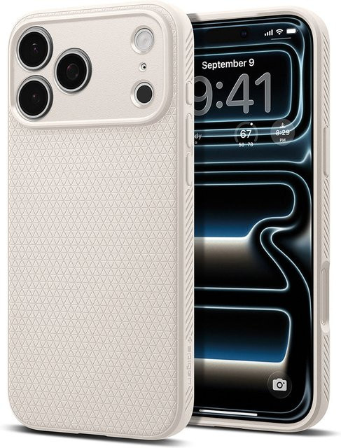Spigen Liquid Air Schutzhülle für Apple iPhone 18 Pro und iPhone 17 Pro in Beige ACS12152 - Bild 1