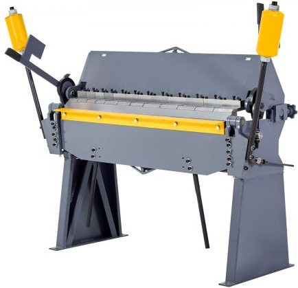 VEVOR Blechbiegemaschine mit 1220 mm Kantbank, Schwenkbiegemaschine aus Stahl in Grau, 0–135 Grad einstellbar für präzises Biegen von Weichstahl - Bild 1